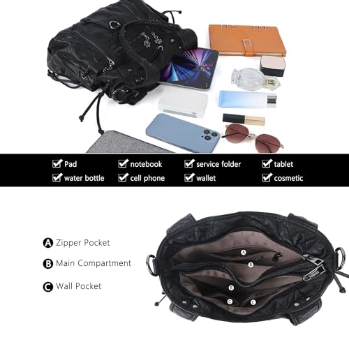 Image of Angel Kiss Hobo Bags for Women Fashion Shoulder Bag Ladies Purses and Handbags Roomy Tote Bags Purse with Crossbody Strap