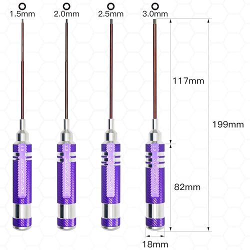 Tournevis hexagonaux RC ARROWMAX pour ne plus abîmer vos vis 2mm - 3