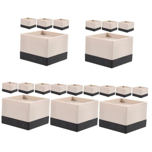 Cabilock 5 Juegos Elevadores De Muebles para Patas De Escritorio Elevador De Soporte De Monitor Mesa Elevable Mesas Elevables Elevadores para Marco De Cama Bloques Elevadores 4 Uds * 5