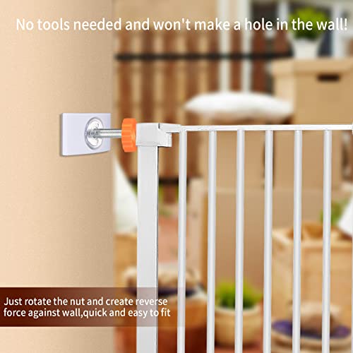 8 Stück Druckschrauben und Sicherheitswandschutz für Treppen | Schrauben für Türen | Kindersicherung | Treppengitter | Treppengitter für Haustiere