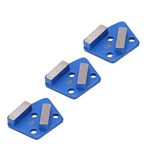 Zapatos de Revestimiento Trapezoidales de 3 Piezas para Revestimiento Agresivo de Pisos de Concreto, 2 Dientes, 20# It, Hardware Industrial de Servicio, para Preparación y Pulido