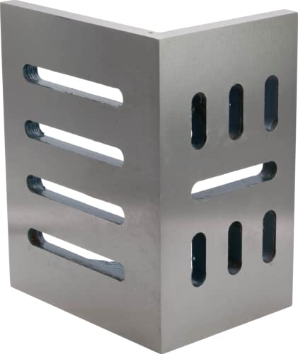 Machinist's Slotted Webbed Angle Plate, Cast Iron, 10" X 8" X 6" #TOP1