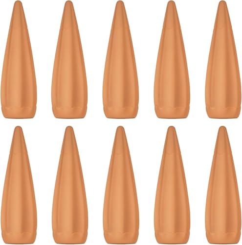 vensovo Terracotta Self Watering Spikes - 10 Pcs Potted Plant Watering Devices Vacation Self-Watering Stakes for Outdoor Indoor Plants Wine Bottle