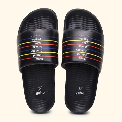 Image of YOHO Sliders for Women | Comfortable and Lightweight Slides | WB Cartoon & Comic Characters: Tom & Jerry, Big Bang Theory, Friends, Games of thrones and Wonder Woman Footwear for Girls