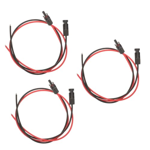 JECOMPRIS 6stücke Solar Verlängerungskabel Mit Schnelltrennsteckern Lange Solar Panel Kabel Für Für Mobile Energieversorgung Und Einfache Handhabung