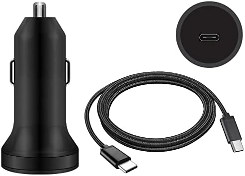 PRO 15W USB-C Automotive KIT Works for ASUS ROG Gaming Smartphone ZS600KL-S845-8G128G with Lengthy Sturdy 6Ft Cable! (CE UL Licensed)