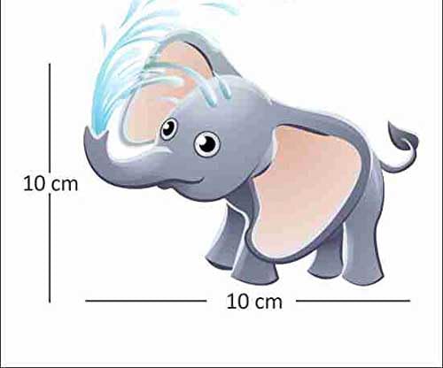 Image of Animal Cartoon 3D Switch Board Wall Stickers, Multicolor, Premium, 10x10 cm, Glossy Finish, Waterproof