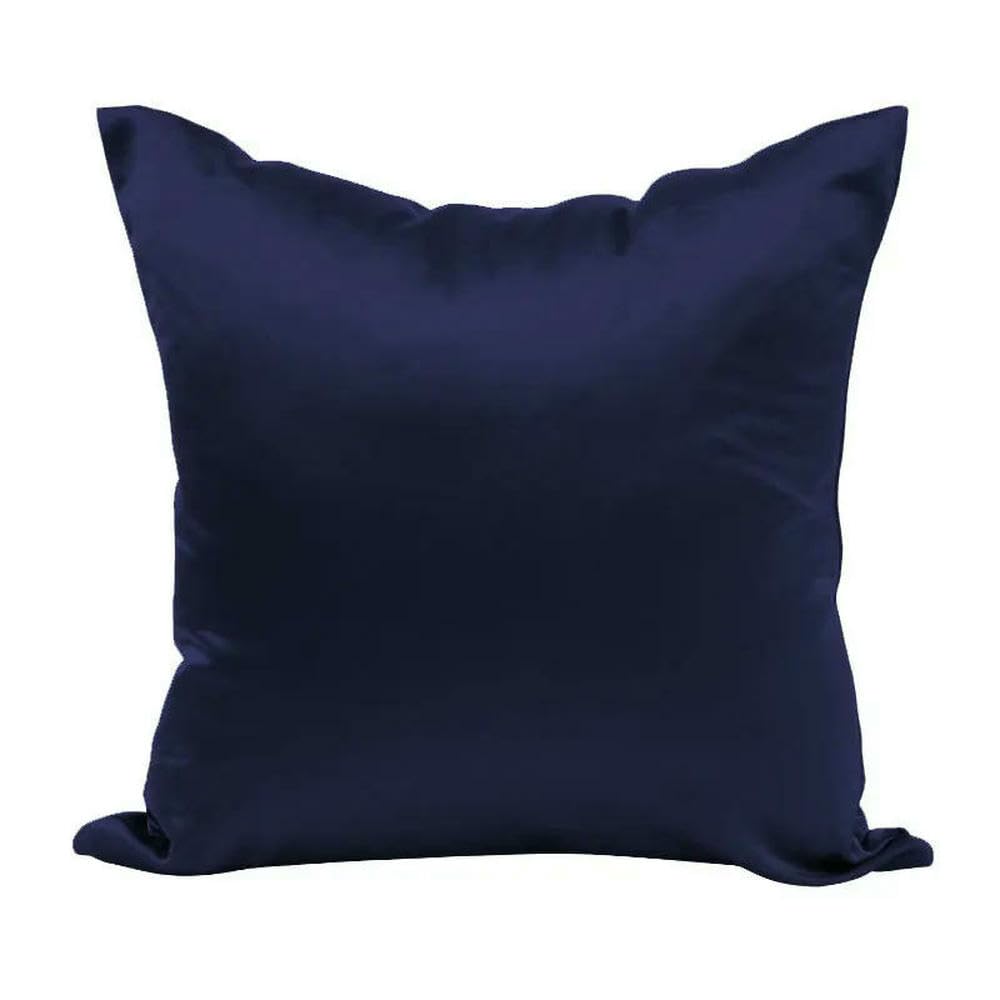 HtoxinDian 1pc Satin Silk-Like Pillowcase Cover 40x40cm 45x45 50x50 60x60cm Solid Smooth Cushion for Sofa Bed Chair Home Decor Pillow Case