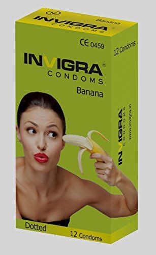 Invigra Condoms - Banana