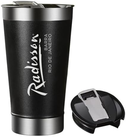 Copo Térmico Personalizado Com Tampa Cerveja Água Nome