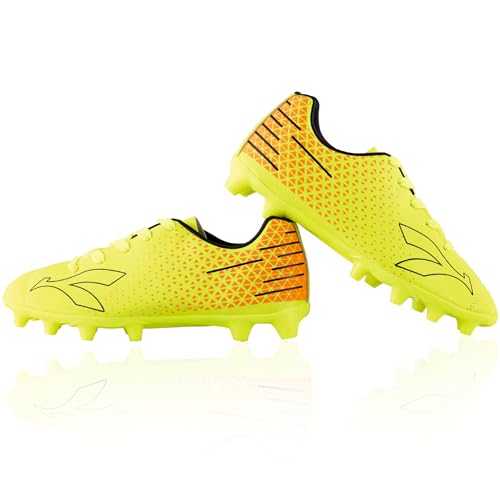 Image of KONEX Storm Studded Football Shoes for Boys | Waterproof Inner Lining with Lightweight Sole & Snug Fit Technology