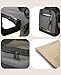 lionto Hundetransportbox faltbar für Reise & Auto, 101x69x70 cm, stabile Transportbox mit Tragegriffen & Decke für Katzen & Hunde bis 25 kg, robuste Hundebox aus Stoff für klein & groß, grau