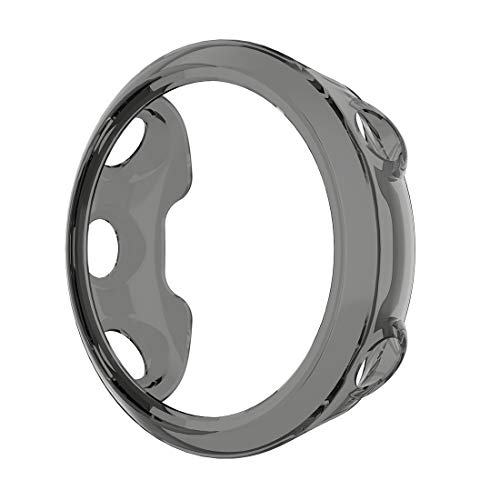 Lokeke Coque de protection en TPU souple pour montre intelligente Garmin Forerunner 45 Noir