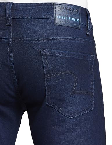 Image of Spykar Men's Slim Fit Low Rise Casual Jeans