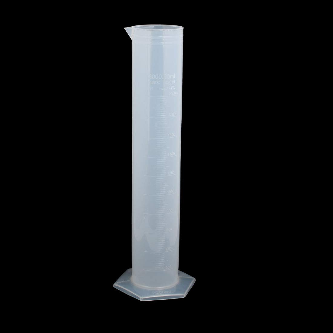 Aexit Cilindro graduato per misurazione di liquidi con soluzione di laboratorio in plastica da 2000 ml ID: 462642