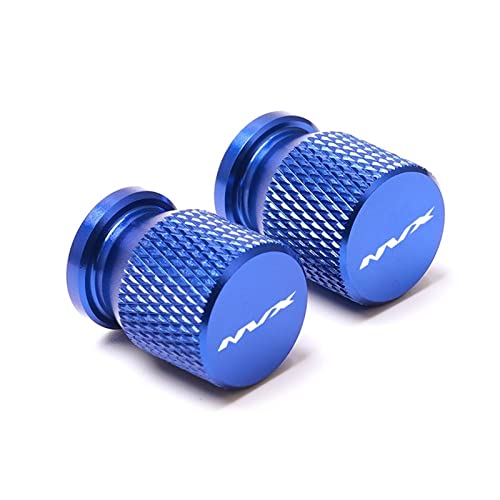 YIJIEBAO Passend for Yamaha NVX155 NVX 155 AEROX155 AEROX 155 2017-2022 2023 Motorrad CNC Zubehör Fahrzeug Rad Reifen Ventilschaftkappen Abdeckung(Blue)