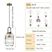 Glass Pendant Light Kitchen Island, Lighting Fixture, 1 Light Glass Shade for Kitchen Island Counter Dining Hall Home Decor Lighting Tool 5.5in,