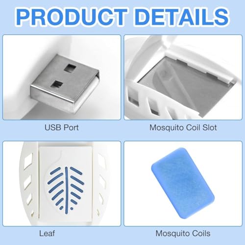 Evita picaduras en casa con el repelente de mosquitos USB y 120 tabletas 4
