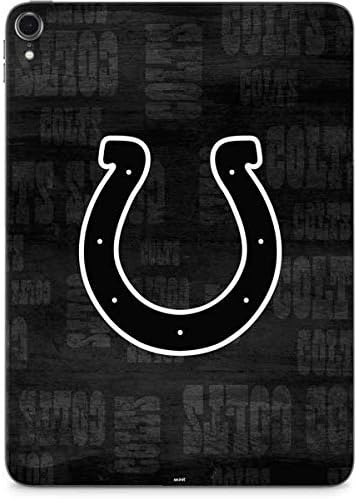 Skinit Decal Tablet skin compatible with iPad Pro 12.9in (2021) - Officially Licensed NFL Indianapolis Colts Black & White Design