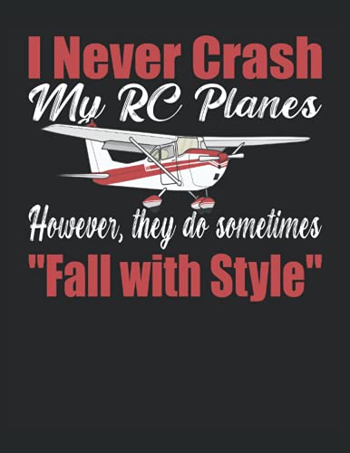 I Never Crash my RC Plane. However, they do sometimes fall with style: Annual planner 2022 and calendar for the year 2022 from January to December ... Birthday overview | RC Plane | RC Plane Pilot