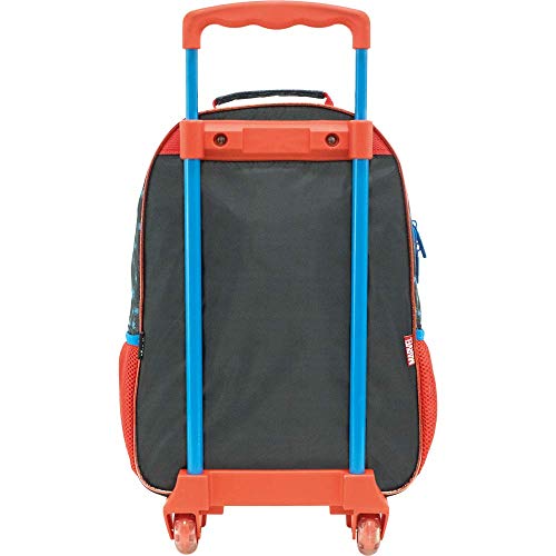 Mala com Rodas 16 Spider Man Filme Teioso 8690 - Artigo Escolar Spider-Man, Azul