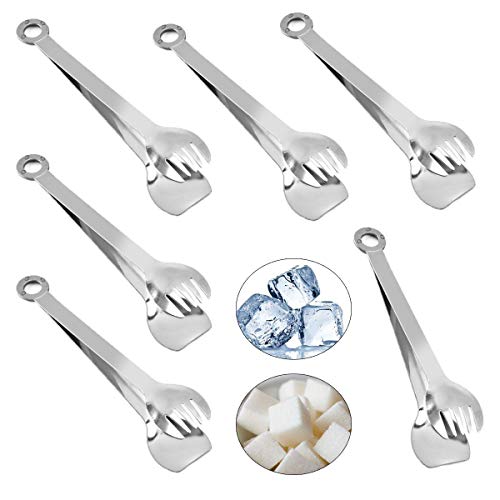 Pinze Per Zucchero In Acciaio Inox - 10 Cm - KitchenCraft - Per Cubetti Di Zucchero, Ghiaccio, Dolcini - Foto 4