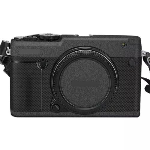 GFX 50R autocollant de protection en cuir noir pour boîtier photo Fujifilm GFX50R