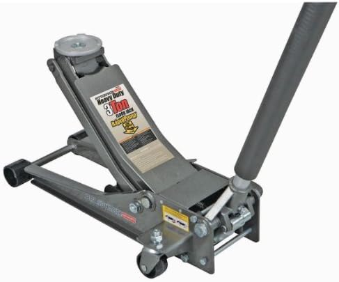 3 ton Low Profile Steel Heavy Duty Floor Jack with Rapid Pump??HFJ14 by Pittsburgh Automotive