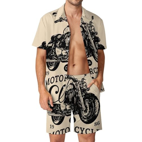 Moto Chemise Hawaïenne Hommes pour vos soirées de plage en été