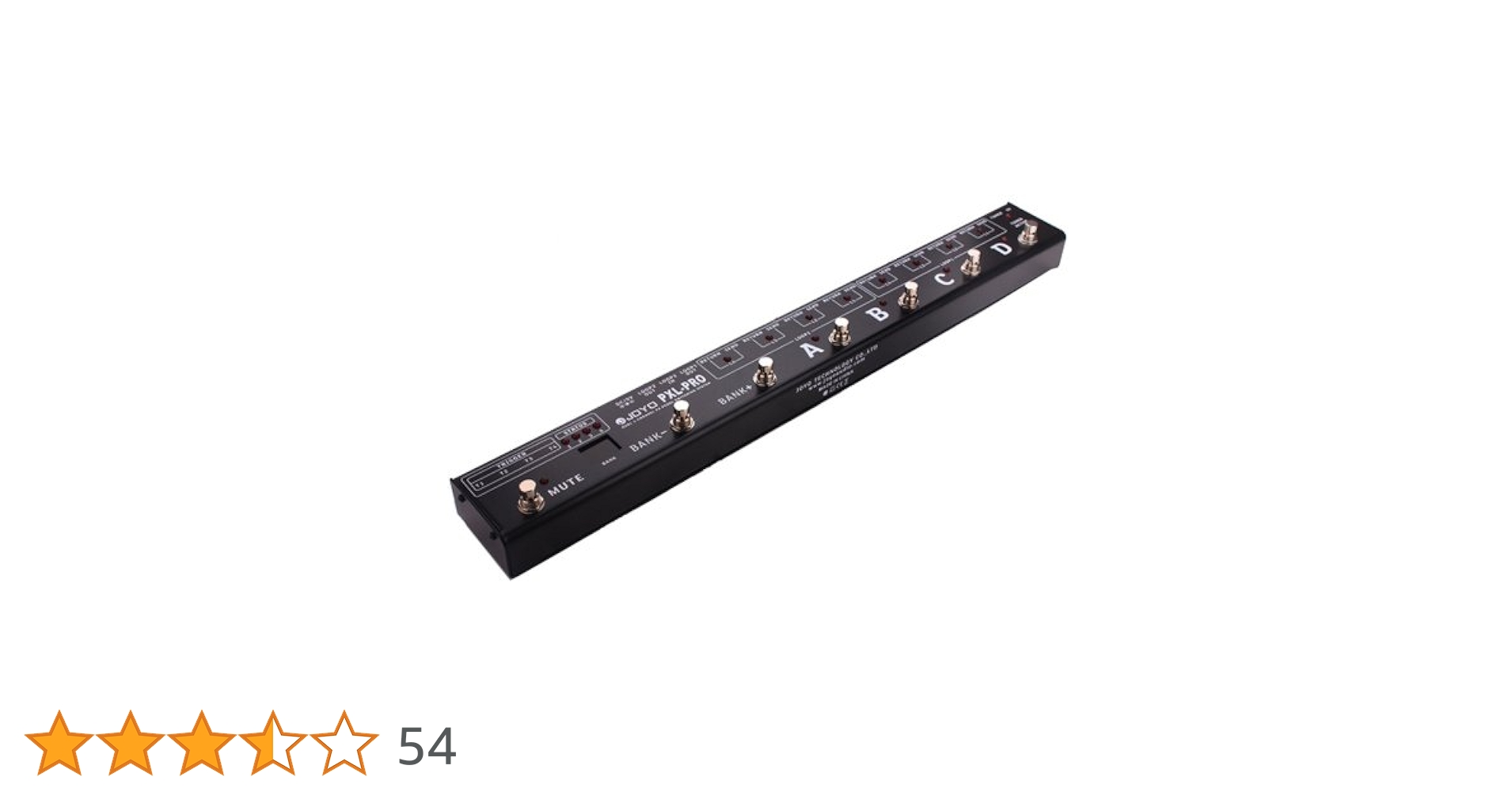 JOYO PXL-PRO プログラマブルスイッチャー Amazon.com: JOYO PXL-PRO Foot Pedal Controller Dual 4