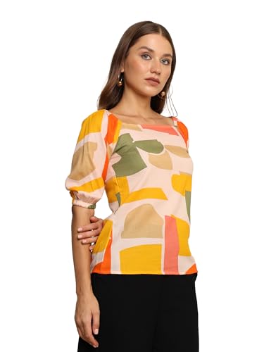 Image of JC JUMMY COUTURE Best Women Summer Casual Multi Coloured Printed top