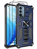 Lmposla for OnePlus Nord N200 5G Case with 2PCS Tempered Glass Screen Protector,Heavy Duty...