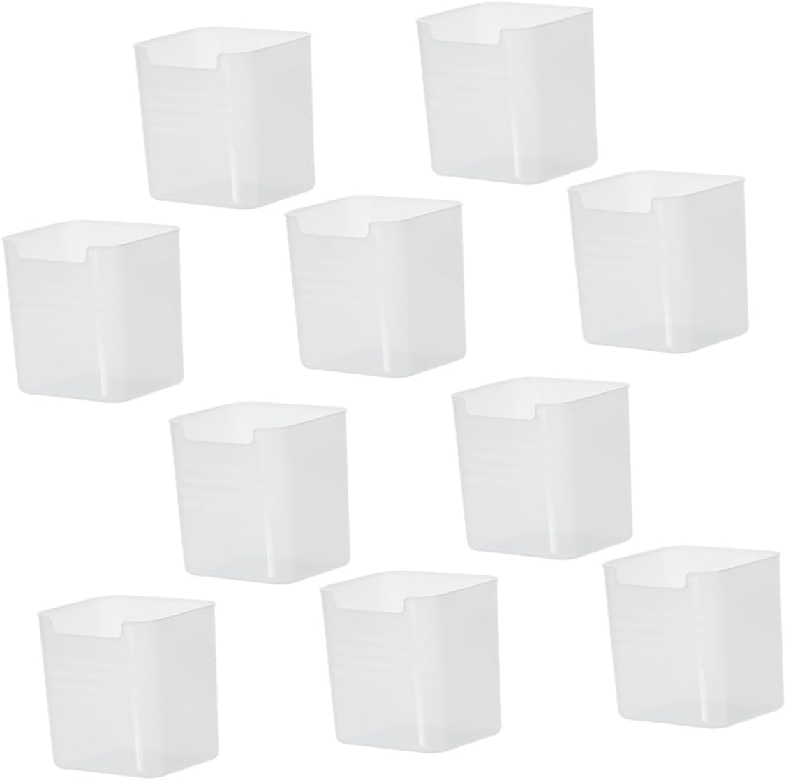 Refrigerator Storage Bins PP Organizers for Fridge 10pcs Side Door