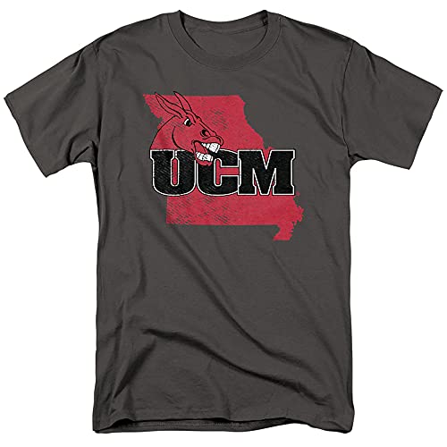 University of Central Missouri Official State Shape Unisex Adult T-Shirt, State Shape, 5X-Large