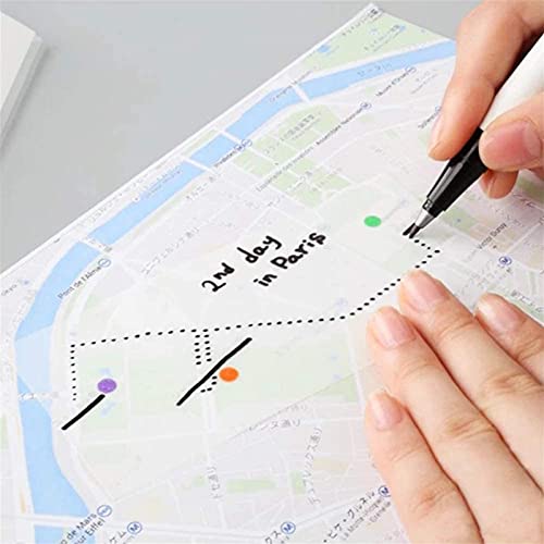 MTDBAOD Notas adesivas transparentes, adesivos autoadesivos transparentes e removíveis à prova d'ág