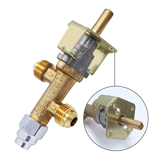 MENSI Propane Gas Fire Pit, Fireplaces Safety Valve with 3/8" Male Flare Thread Main Control Valve - Thumbnail 6