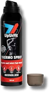 UpUrFit Thermo Spray | Deep Heat Therapy for Chronic Pain, Muscle Stiffness & Soreness | Fast-Absorbing Hot Pack Alternative for Back Pain, Knee Pain ...