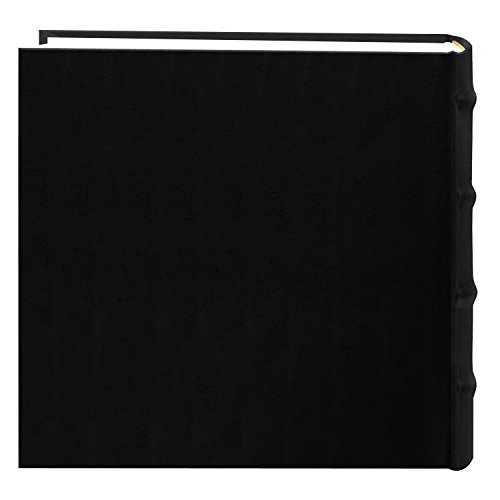 Pioneer Embossed Floral Frame Leatherette Cover Photo Album, Black 4 X 6 Inches #TOP1