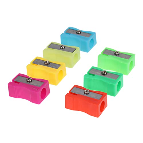 STOBOK 72 Piezas Mini Sacapuntas Mecánico Lapices De Sacapuntas Manual Colorido Sacapuntas De Un Solo Agujero Sacapuntas De Mano a Granel Sacapuntas Para Lápices De