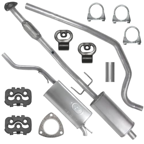 Polmo Schalldämpferset Auspuffanlage Auspuff für Opel Corsa 4 IV D 2006-2014 1.0