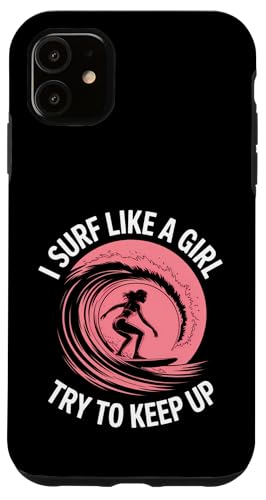 ���̎q�������悤�ɃT�[�t�B�������邨�����낢�T�[�t�@�[�E�[�}�� �X�}�z�P�[�X iPhone 11 �p