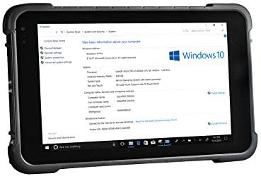Vanquisher 8-Inch Industrial Rugged Tablet PC, Windows 10 Pro 64-bit | 7800mAH Battery | GPS GNSS | 4G LTE| Drop Resistant, for Enterprise Field Mobility