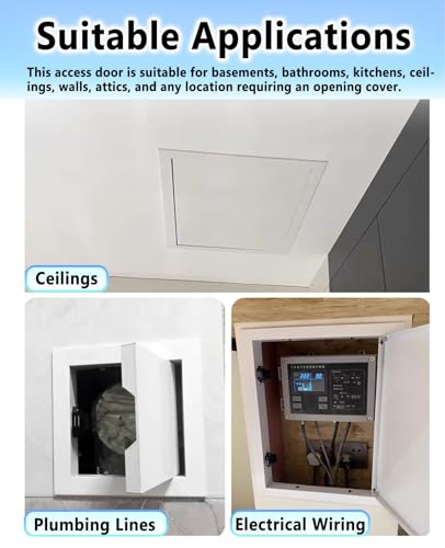 Panel de acceso magnético escotilla de inspección pintable para HVAC y pared 5