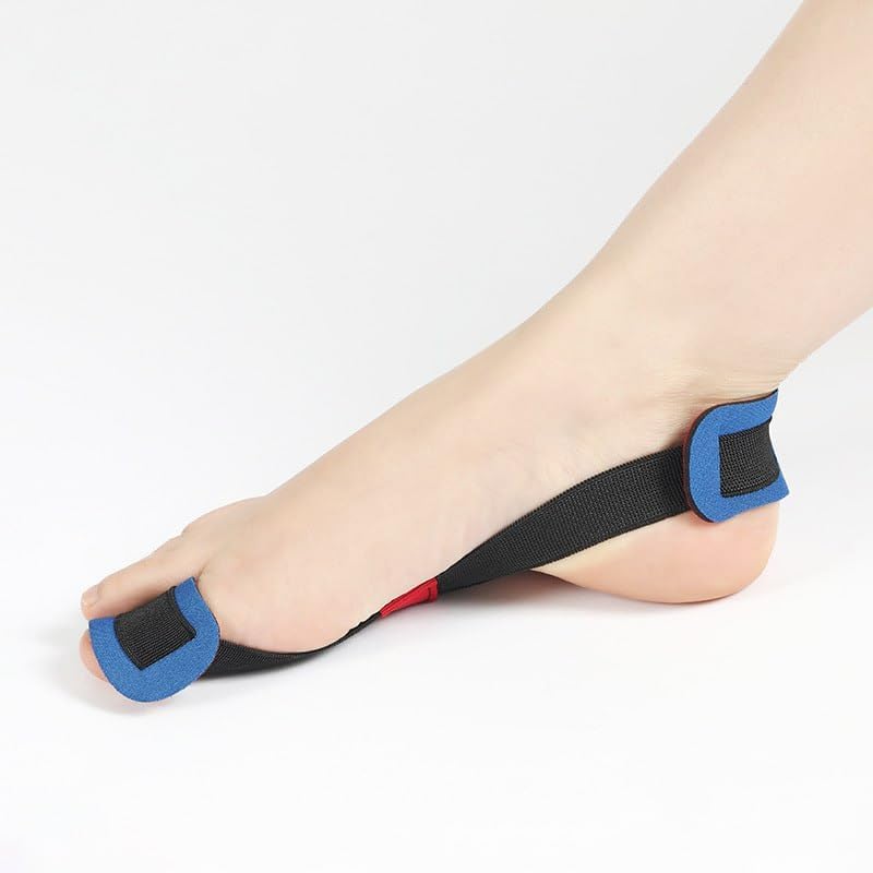 Woffely Toe Separator Belt stretcher corrector thumb stretchy alignment straightener resistance bands separator splint correction bone training exerciser pack exerciser(pack of 1) Multicolor-image-20