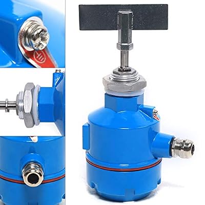24V Material Level Switch,High Temperature Rotary Paddle Level Switch for Solid Bin Indicator Silo Sensor