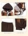 Fommy Baby Boy Clothes 6-9 Months Fashion Infant Boy Outfits Baby Deep Brown Flannel Plaid Long Sleeve Hoodie Romper & Deep Brown Pants Fall Winter 2 Pcs Clothes for Boy