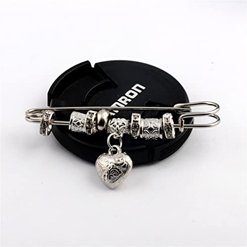 Generic Pin Brooches Cardigan Clips Vintage Shawl Buckle Sweater Brooch Love Cardigan Button Pin Fashion Love Safety Large Pins Oversized Scarf Buckle Love Pendant Silk Scarf Buckle Suitable For Girls Women #TOP5