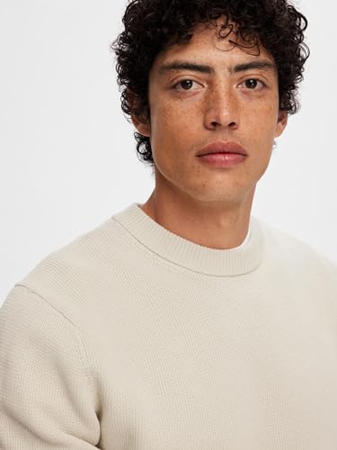SELECTED HOMME Male Pullover Crew Neck