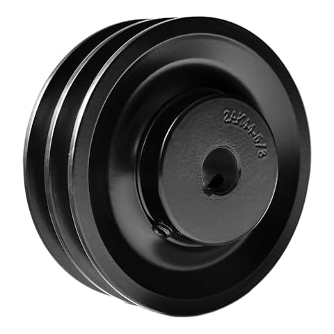 MINERGUY 2AK44-5/8 Double Groove V Belt Pulley 5/8" Bore 4.25" OD, Cast Iron, for A, 3L&4L (A&AX) V-Belts Cover