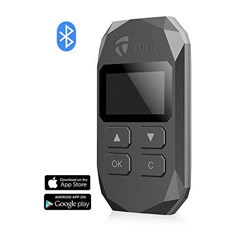 Temexe X Cryptocurrency Hardware Wallet for Bitcoin Ethereum ERC20 Token BTC ETH Bluetooth AES Encryption Cold Wallet Offline Private Key Protector with Recovery Phrase Word Card to Restore Backup